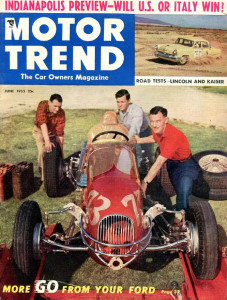 MOTOR TREND 1952 JUNE - LINCOLN CAPRI, OLDS 88, KAISER M, DAIMLER GOLD STAR